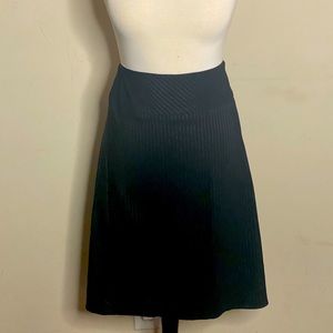 Arden B Pin- Stripe Pencil/A Line Skirt.